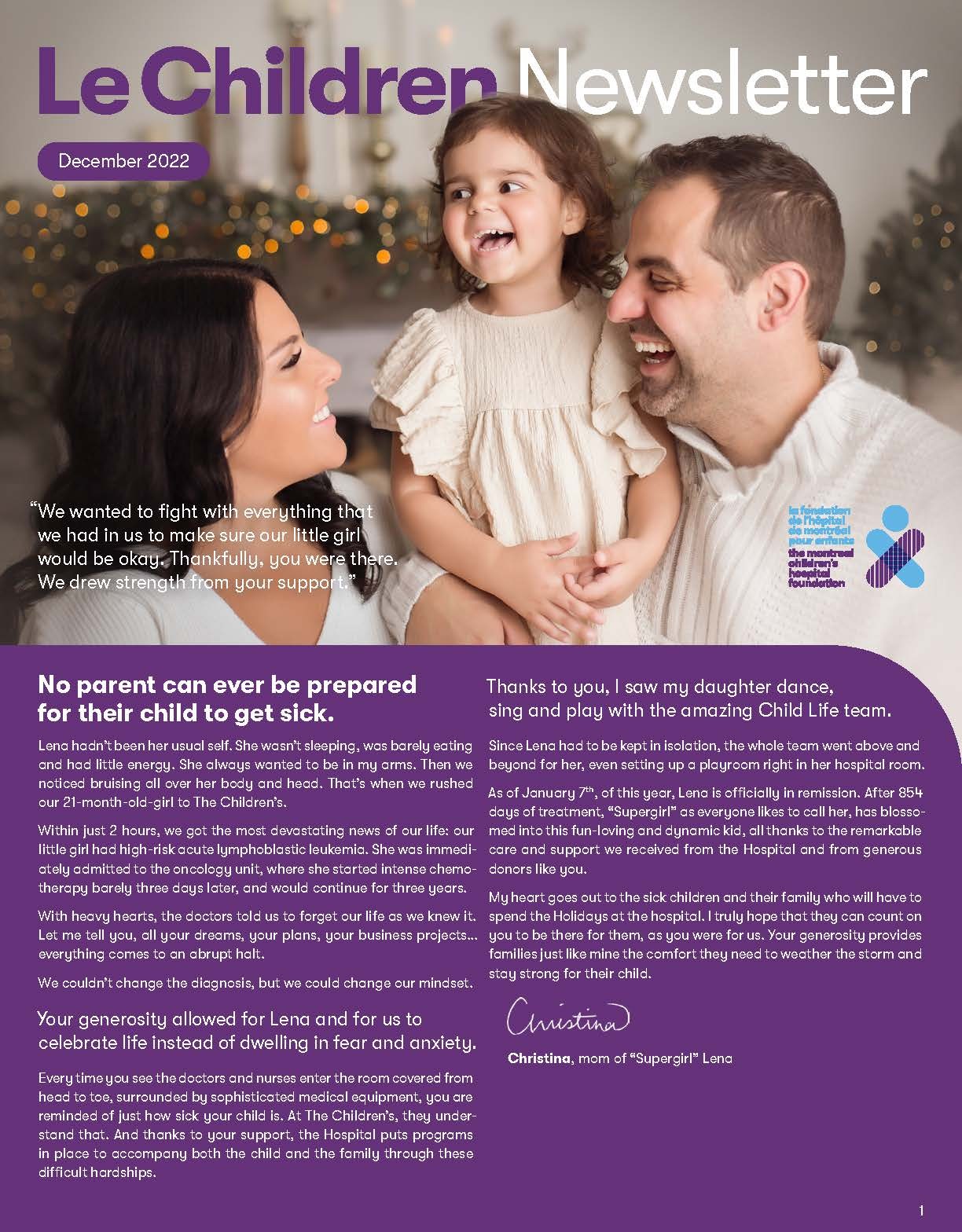 Le Children Newsletter - Dec 2022_Page_1